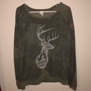 “One time at deer camp” sweater